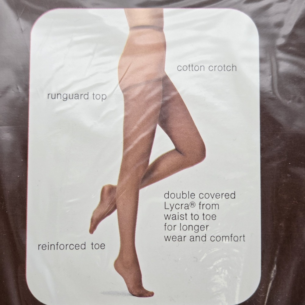 Vintage Pathmark Sheer Support Panty Hose‎ White Size Tall - Picture 4 of 4